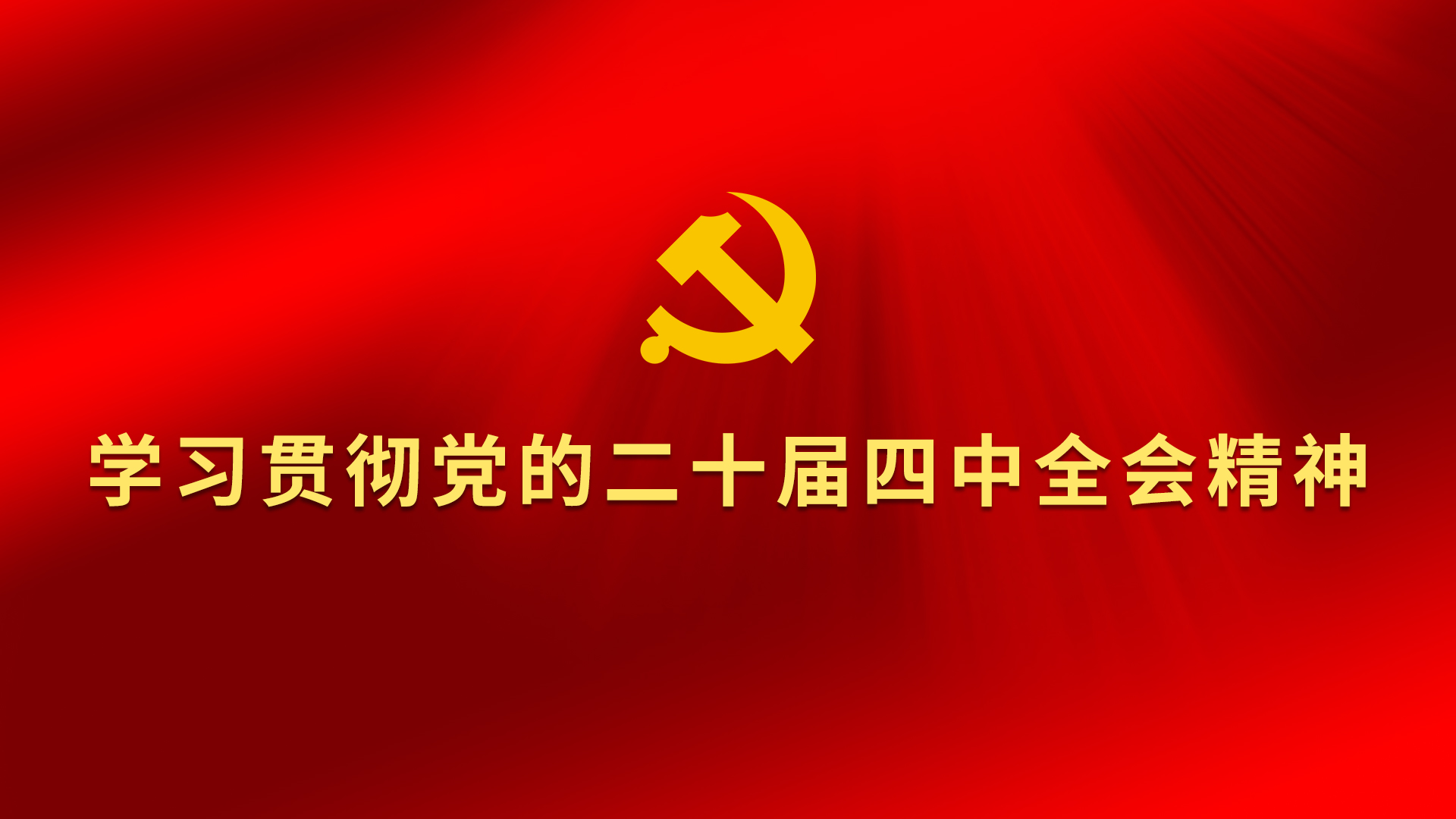 学习贯彻党的二十届四中全会精神